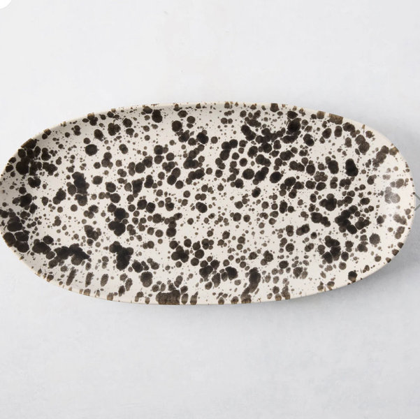 Nuno Splatter Stoneware Serve Bowl - Hudson Grace