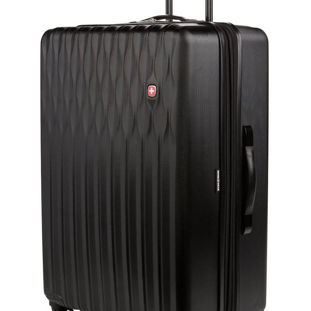 Swissgear 8018 27" Expandable Hardside Spinner Luggage - Black