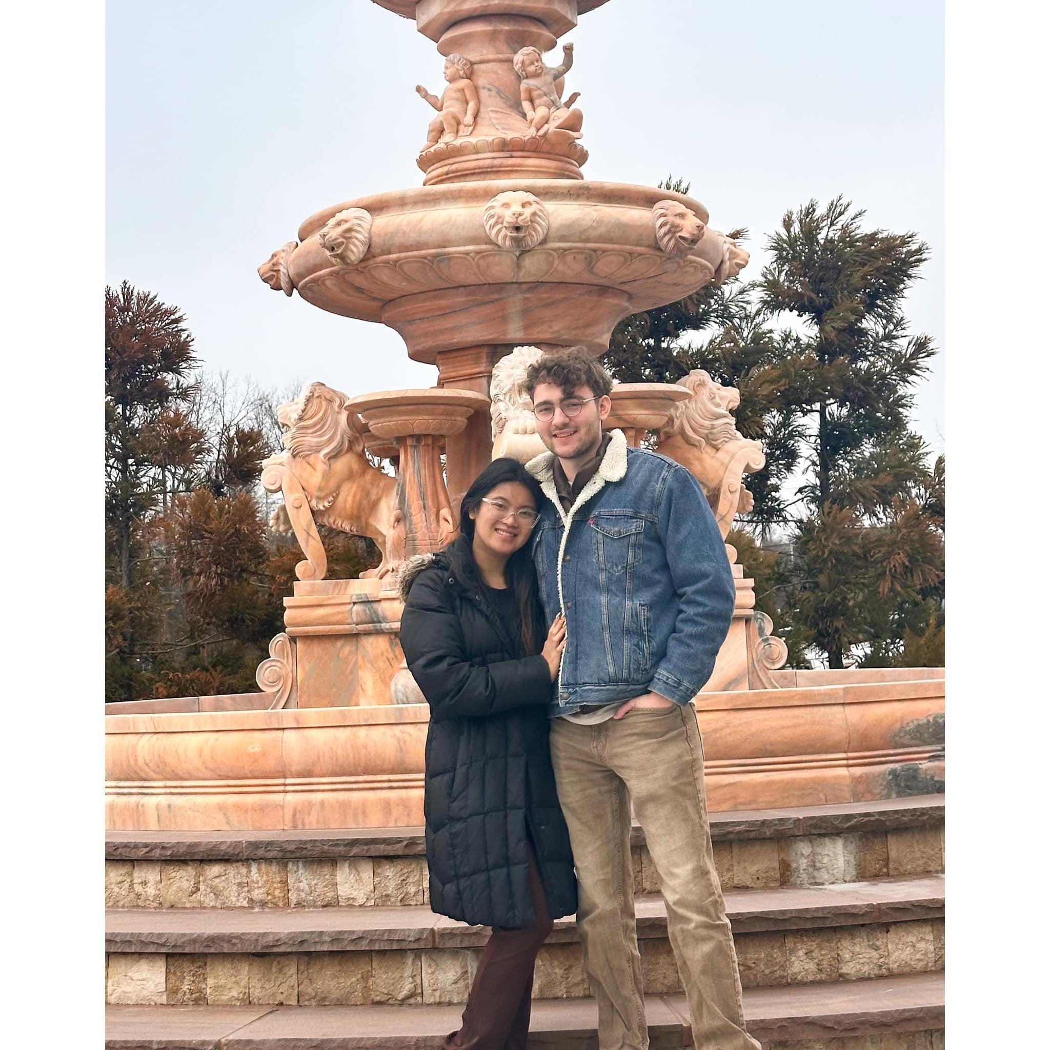 The moment they picked their wedding date of 03/23/2025