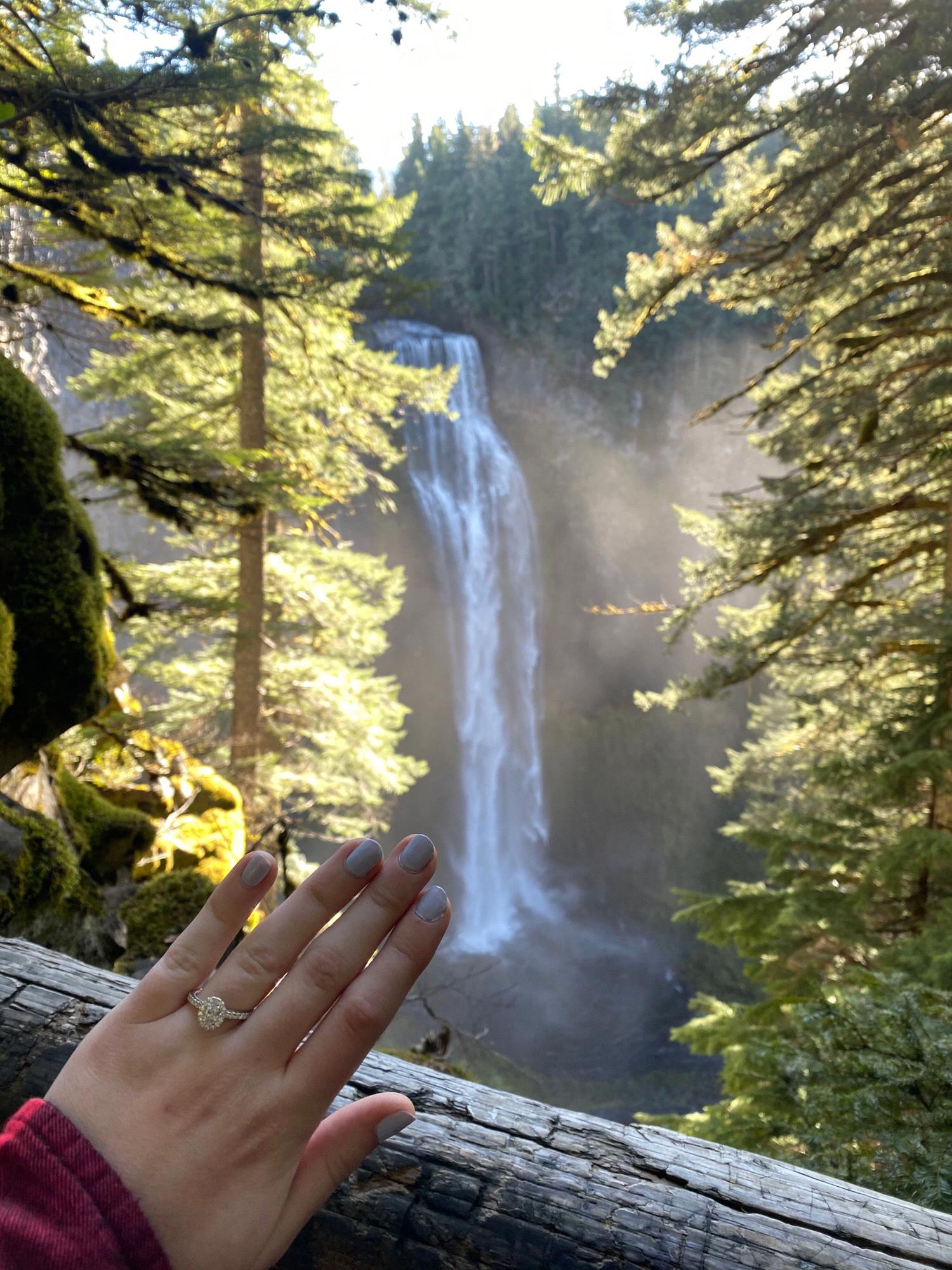 Salt creek falls 11/16/19 the day Matthew proposed