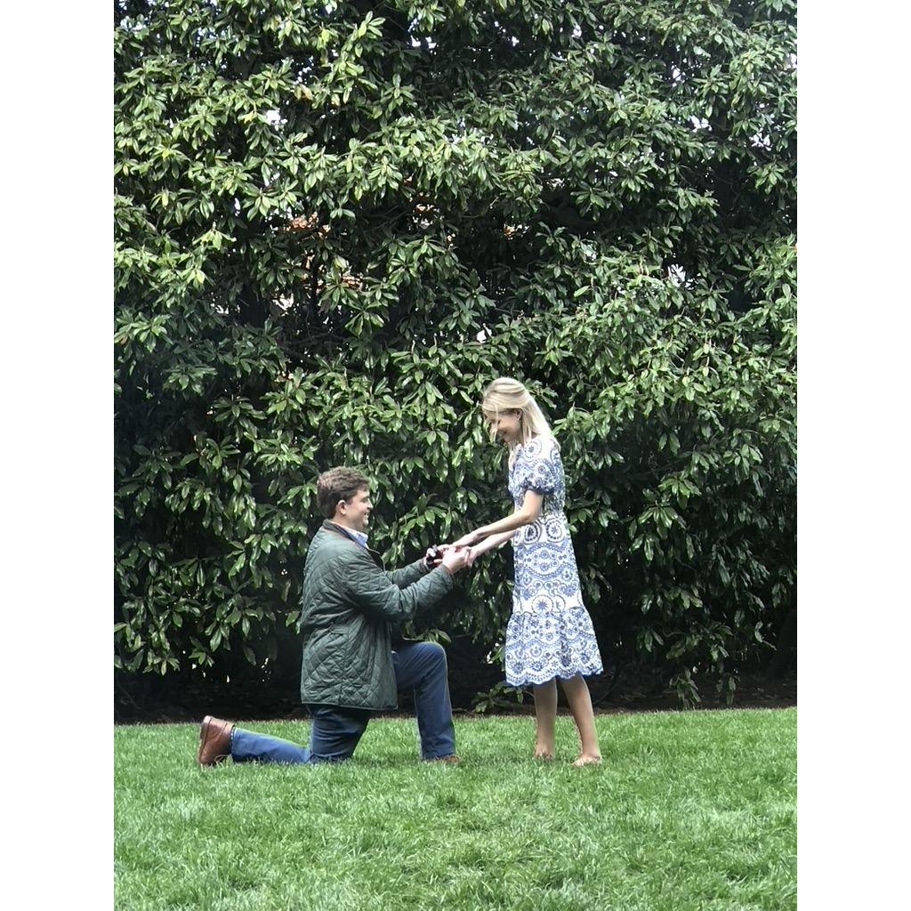 April 8, 2022
Conor proposed at The Carolina Inn and the Beacham and Fry families celebrated with dinner followed by a surprise gathering with friends at Lynwood Brewing Company.