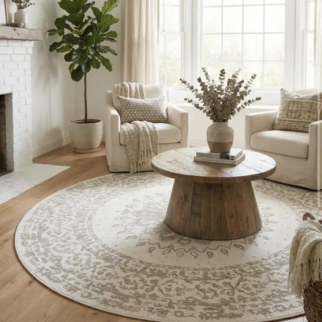 Circle Rug- Tan
