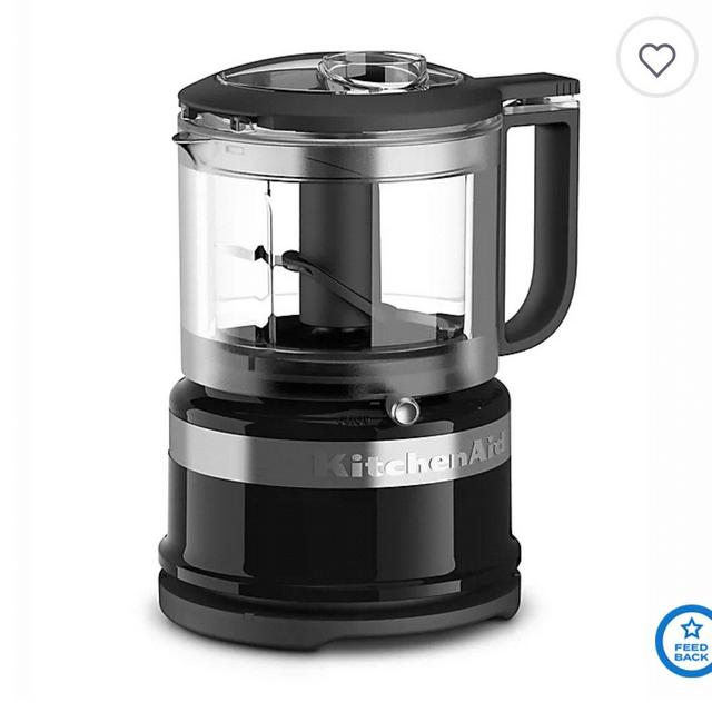 Black KitchenAid® 3.5-Cup Mini Food Chopper in Ice Blue