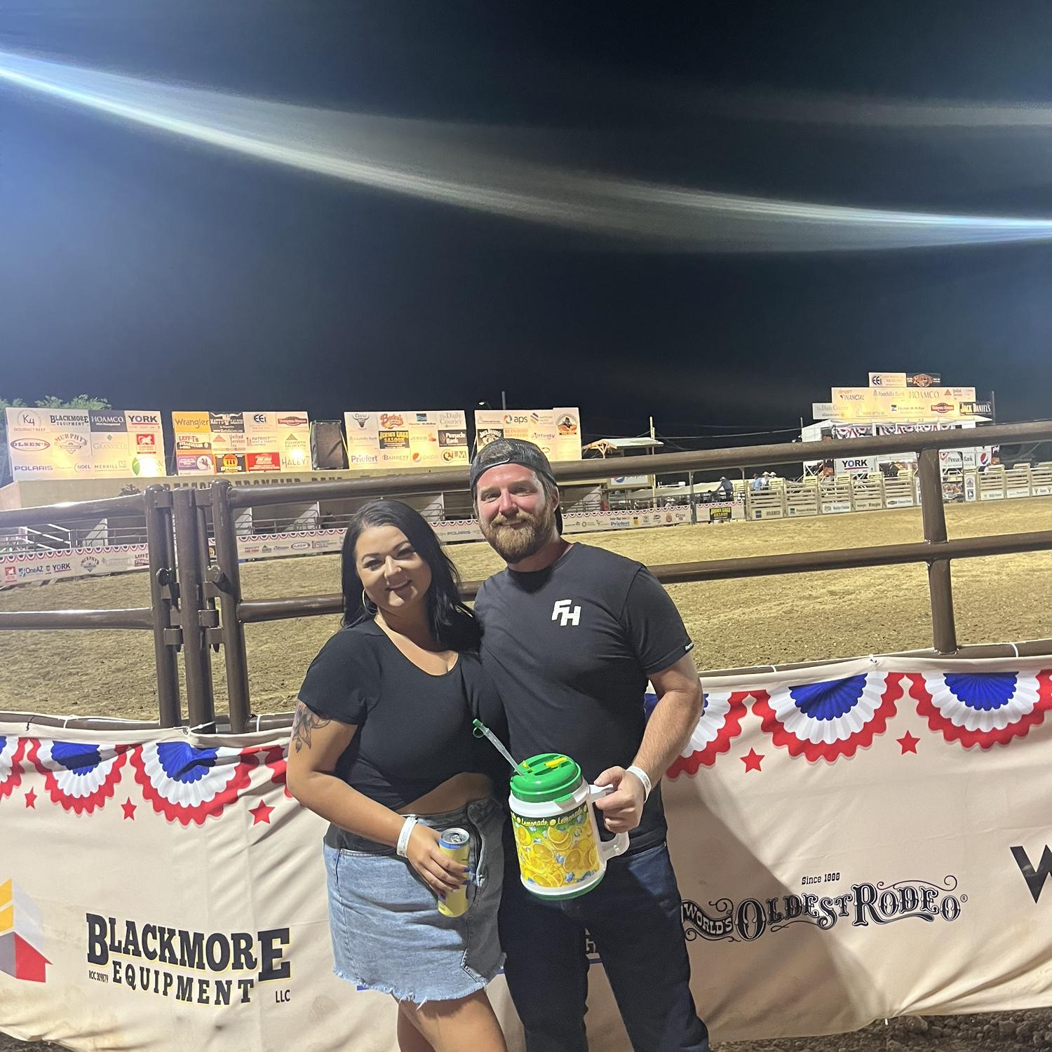 Brandon’s first rodeo!