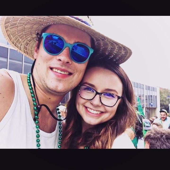 Riding the St. Pattys Day Float!