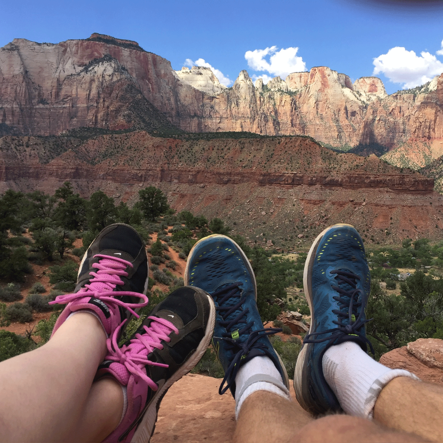 Zion National Park during our summer 2017 road trip cross-country back to USC