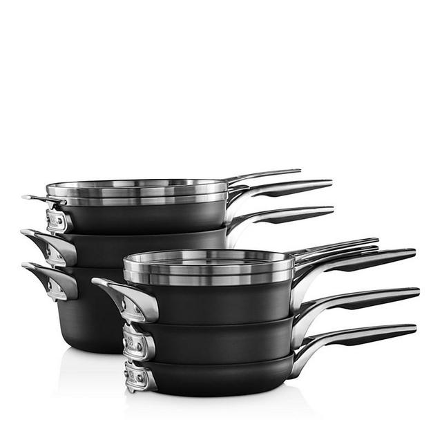 Calphalon - Premier Space Saving Hard Anodized Nonstick 10-Piece Cookware Set