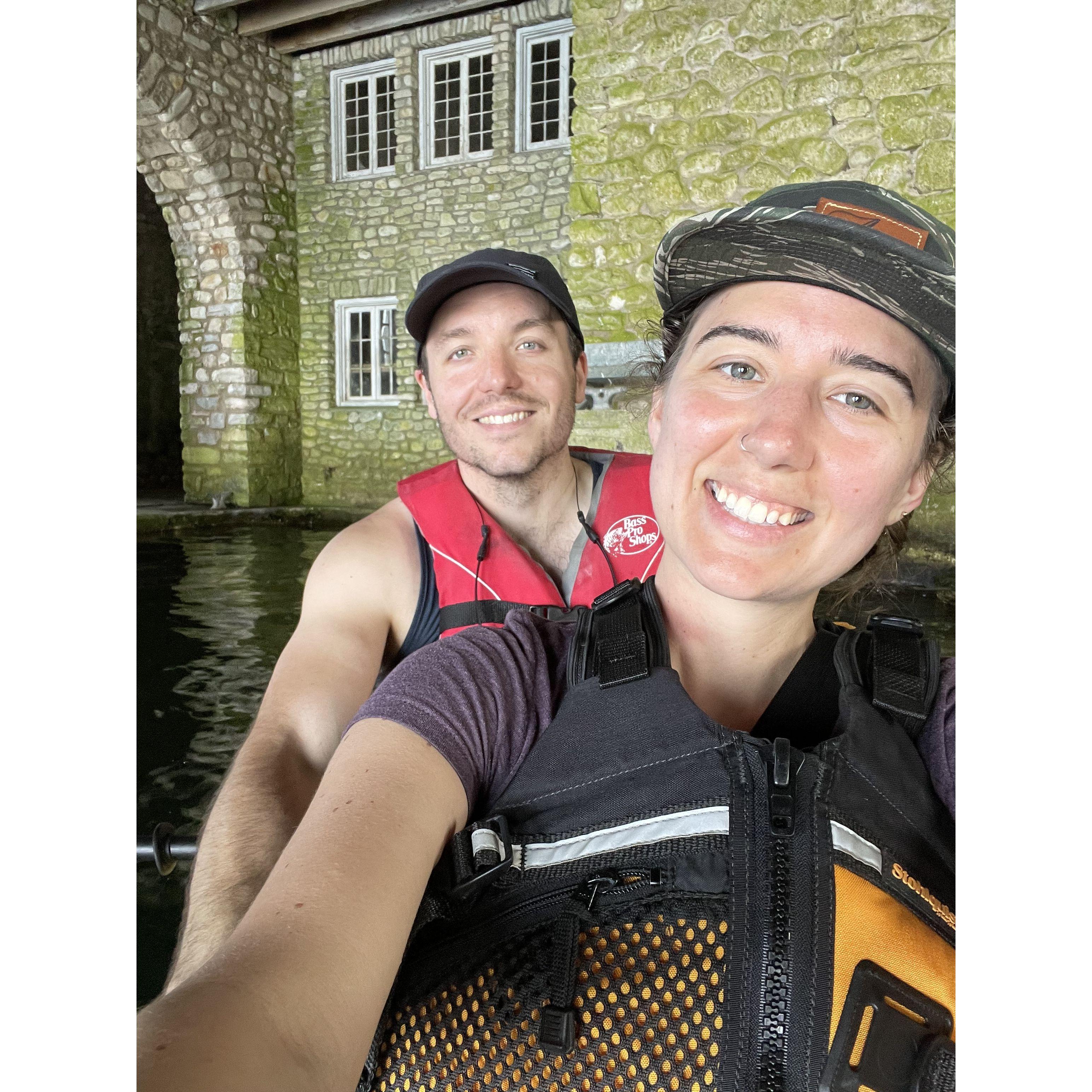 Kayaking to Rock Island!