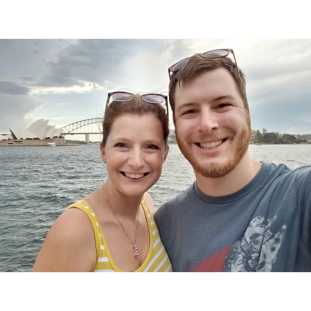 Fulfilling our dreams of traveling to Australia together! 3/7/2019