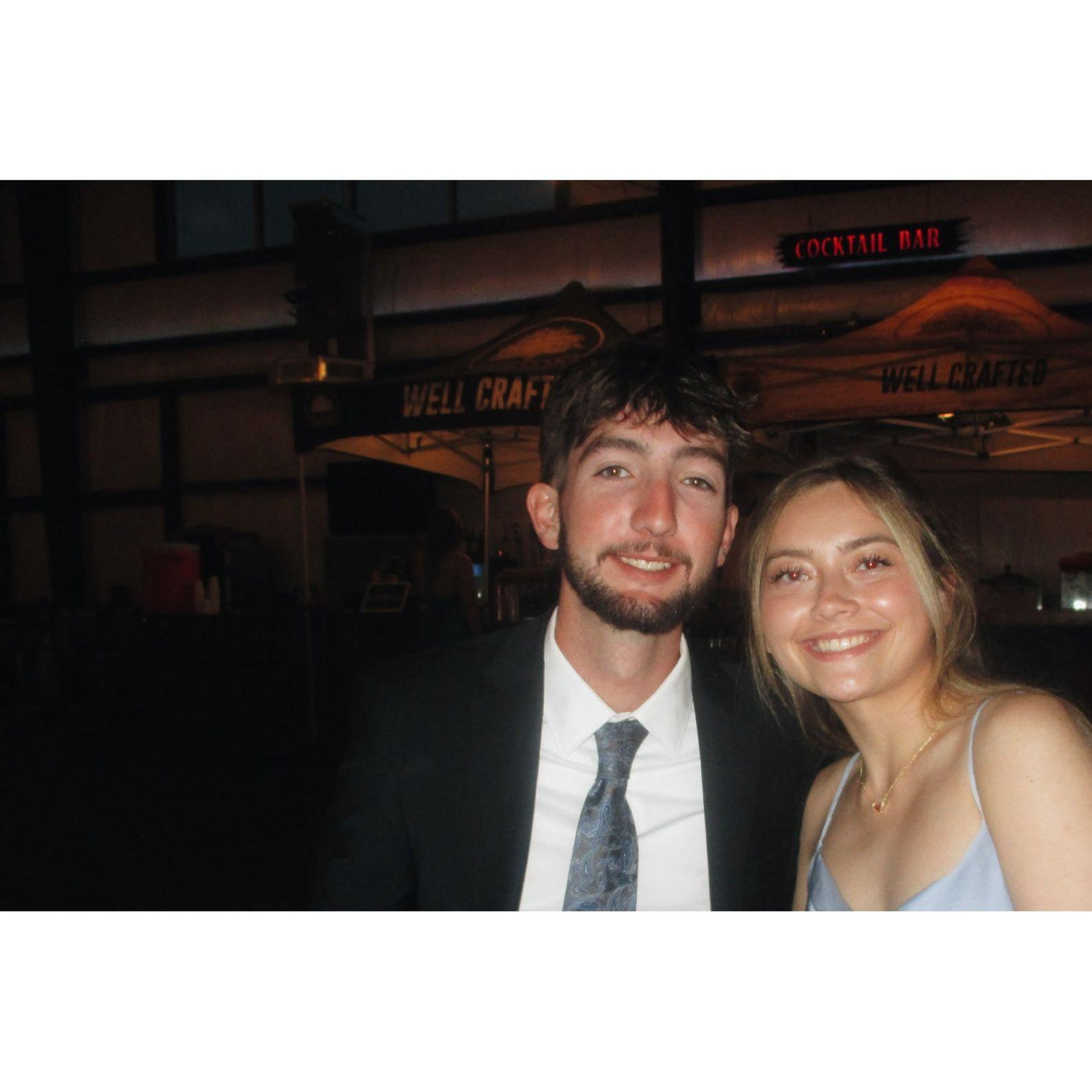 Another picture from my sorority formal, taken on a digital camera.
