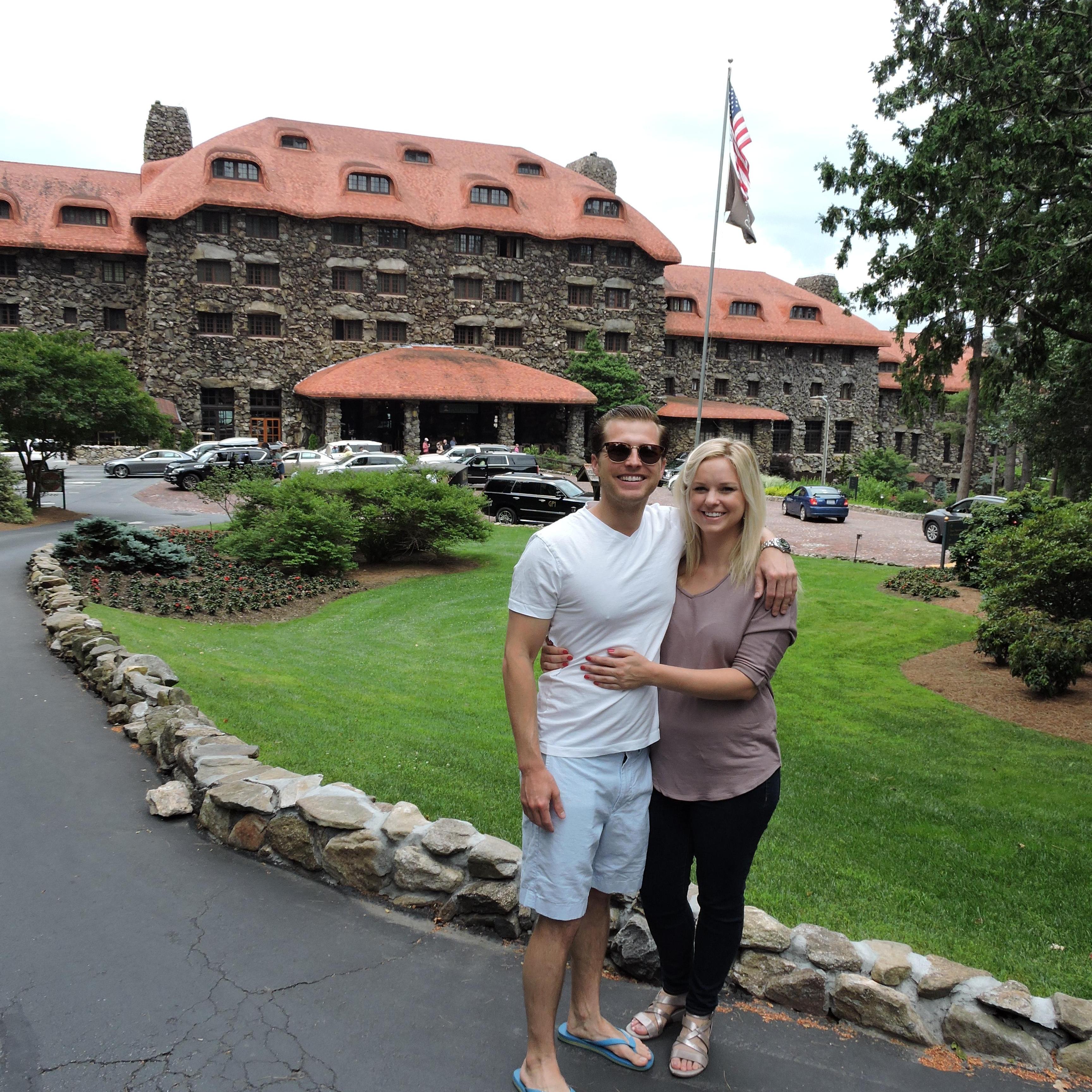 One of our favorite spots in Asheville - The Omni Grove Park Inn