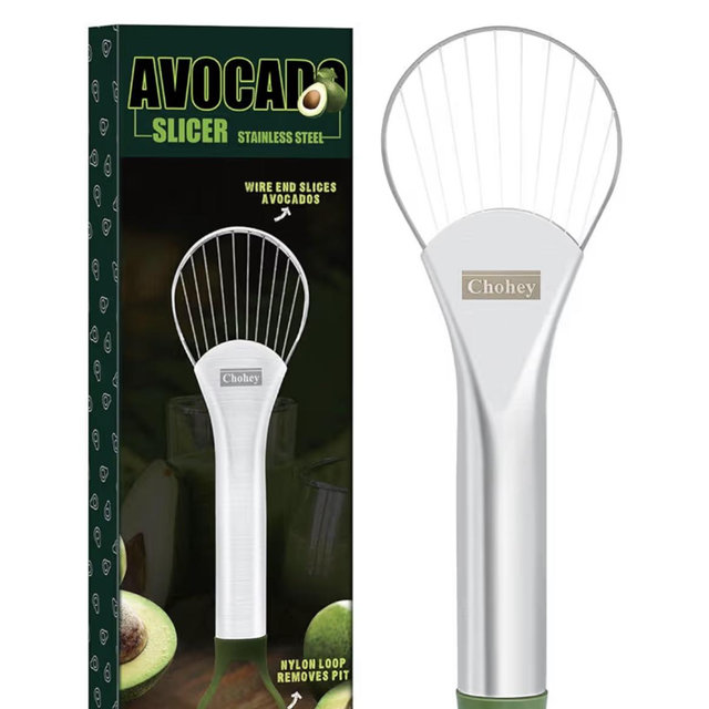 Avocado Slicer,Avocado Pit Remover Cutter/Peeler,Well Made Stainless Steel Avocado Slicer and Pitter Tool,Really Cutting Thin Slices,The Best Holiday Gifts
