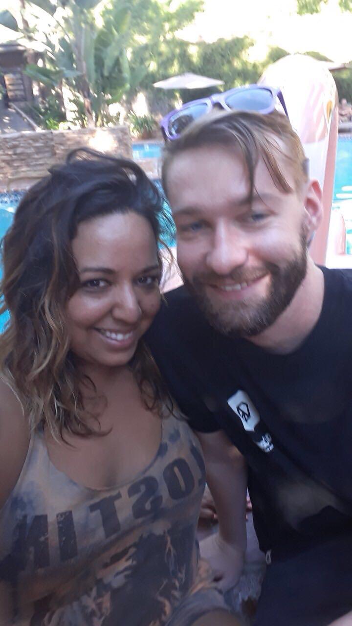 Our first picture taken together on our first date