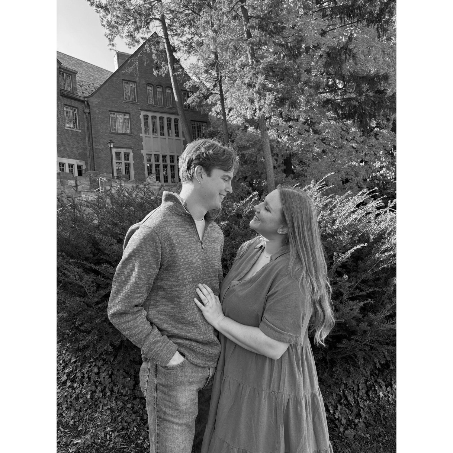 Donna and Elaina helped us take our engagement photos!