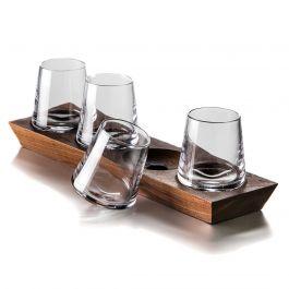 Ludlow Whiskey Set with Wood Base