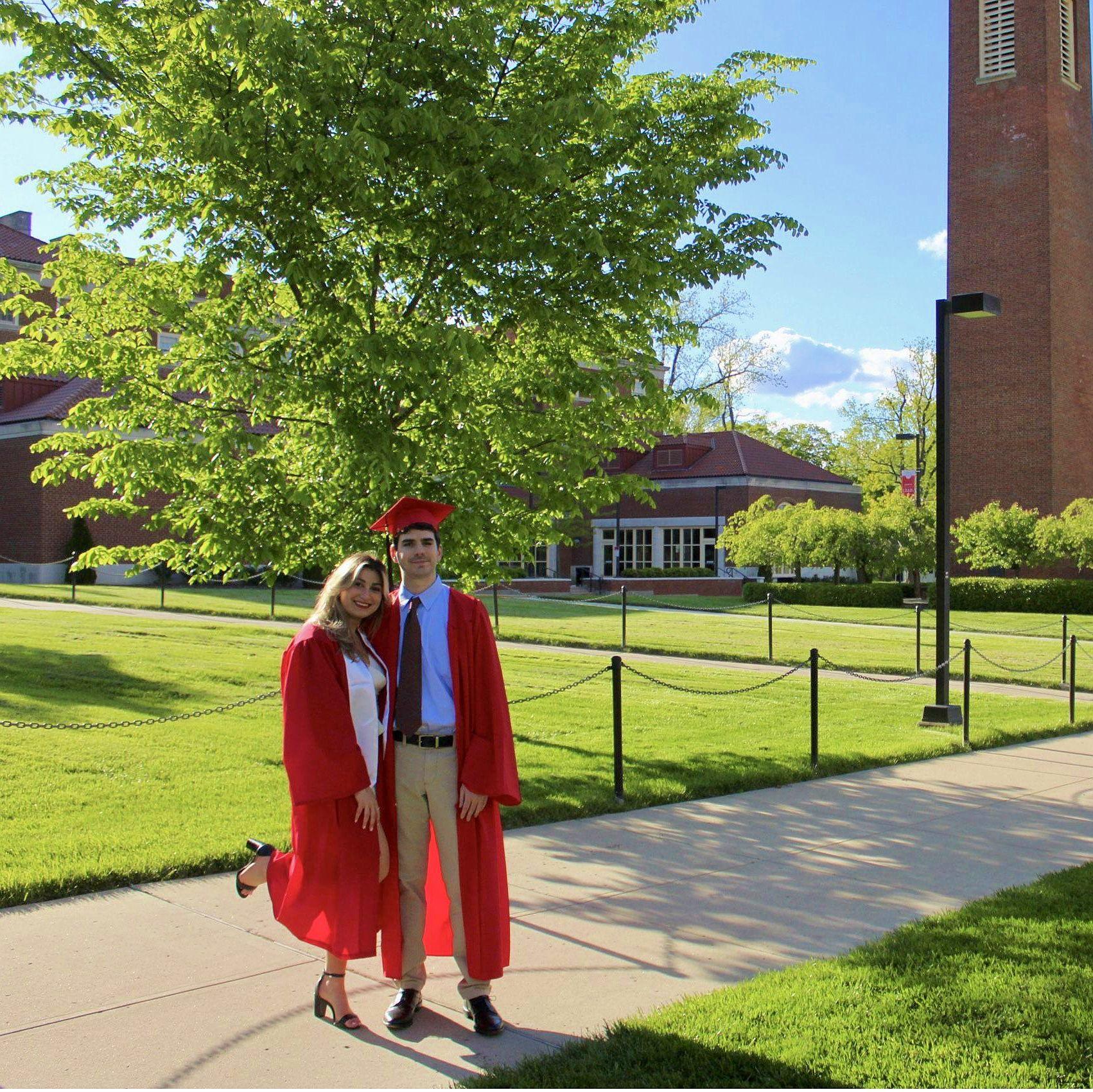 Graduating from Miami University 2021