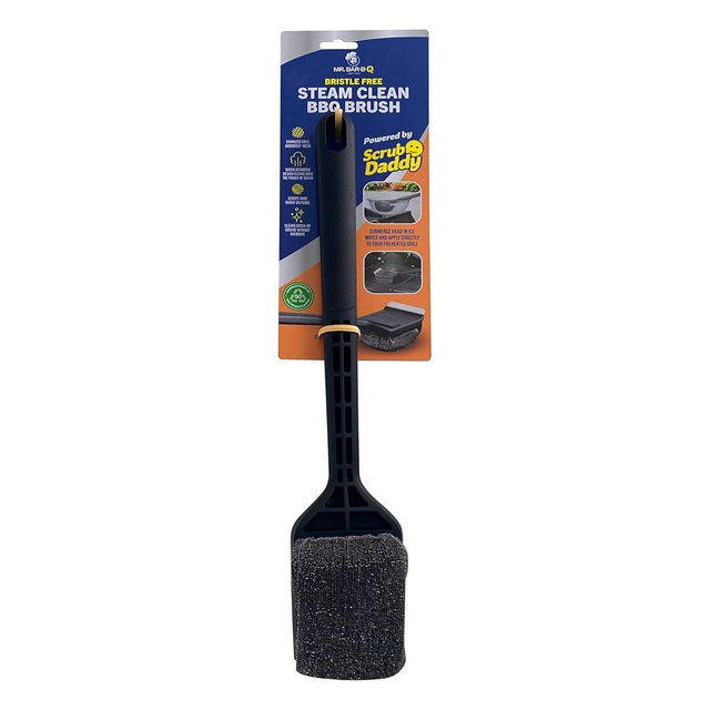 Mr. Bar-B-Q Steam Clean BBQ Brush Powered by Scrub Daddy