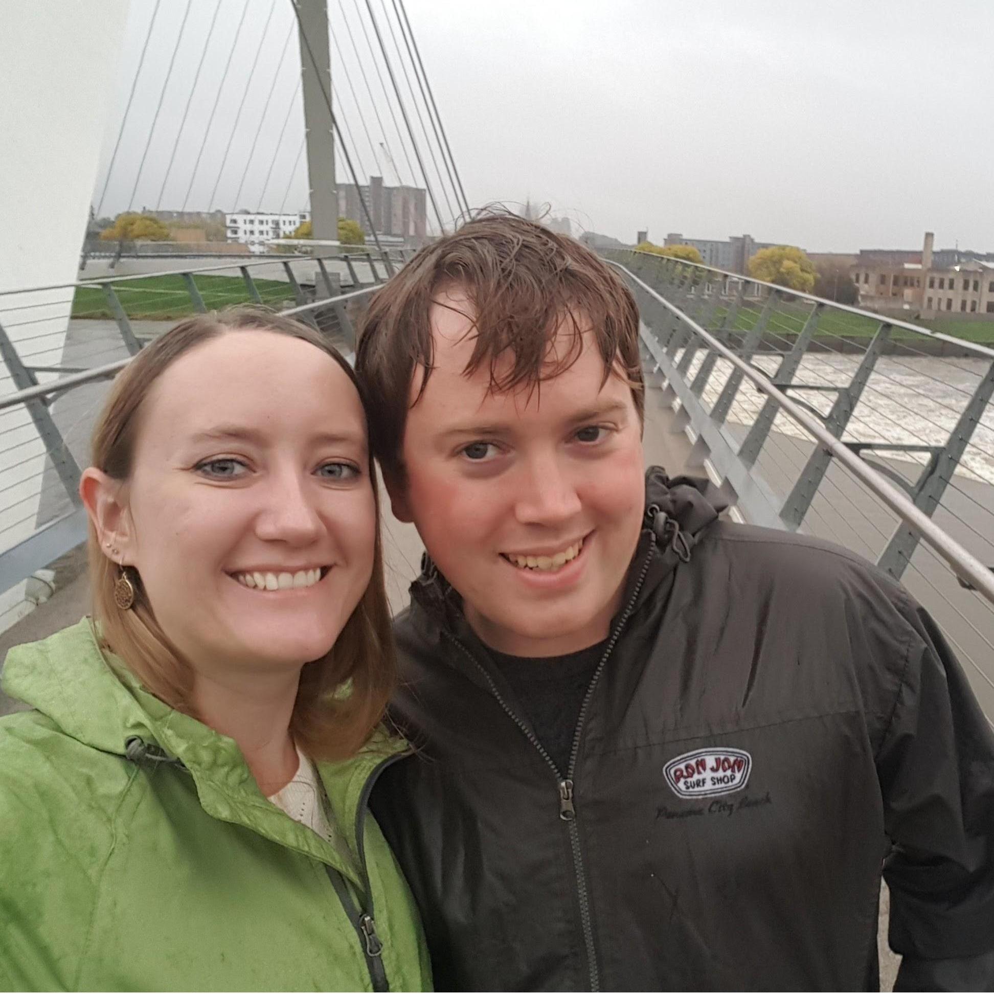 In the early stages of dating, we enjoyed a day trip to Des Moines!