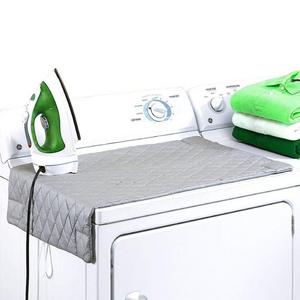 MGY - MoGuYun Ironing Blanket, Magnetic Mat Laundry Pad, 33"x 18", Gray, Washer Dryer Heat Resistant Pad, Iron Board Alternative Cove