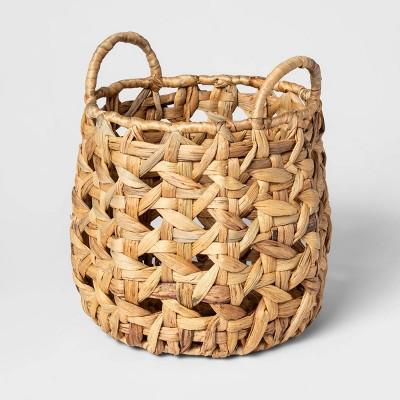 Decorative Open Weave Basket Natural 12.2"x12" - Threshold™