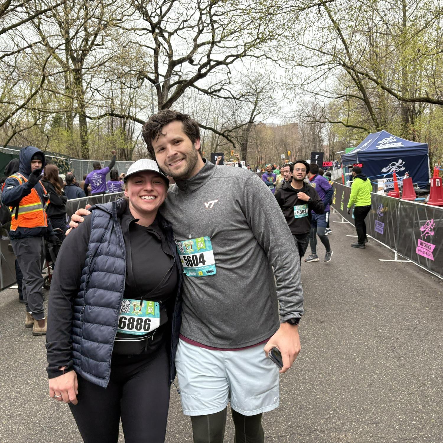 Bailey's first 5k!