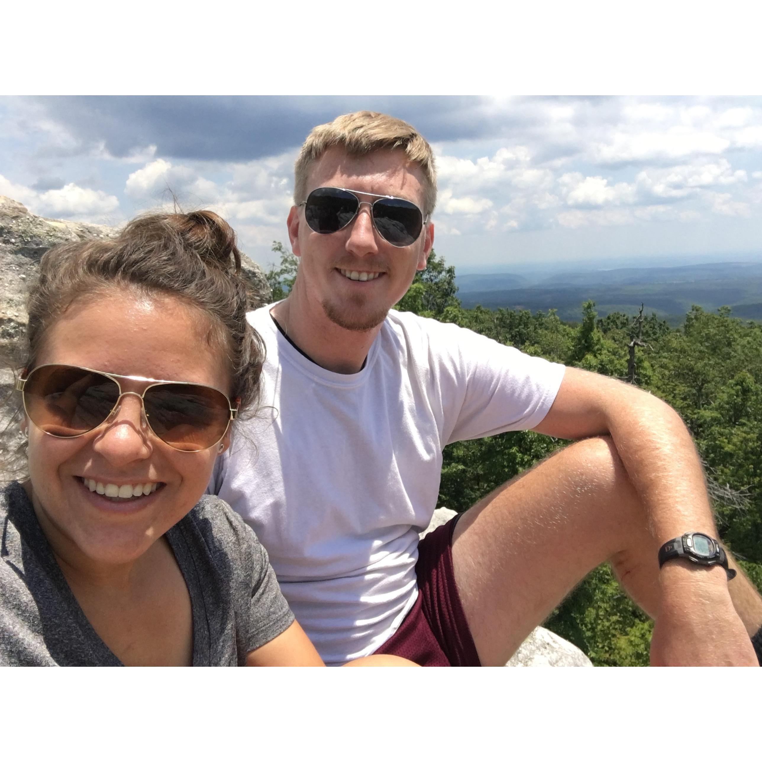 This was one of our first hike's together in Crossville, TN where Ernest grew up!