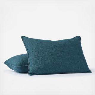 Cascade Organic Matelasse Sham