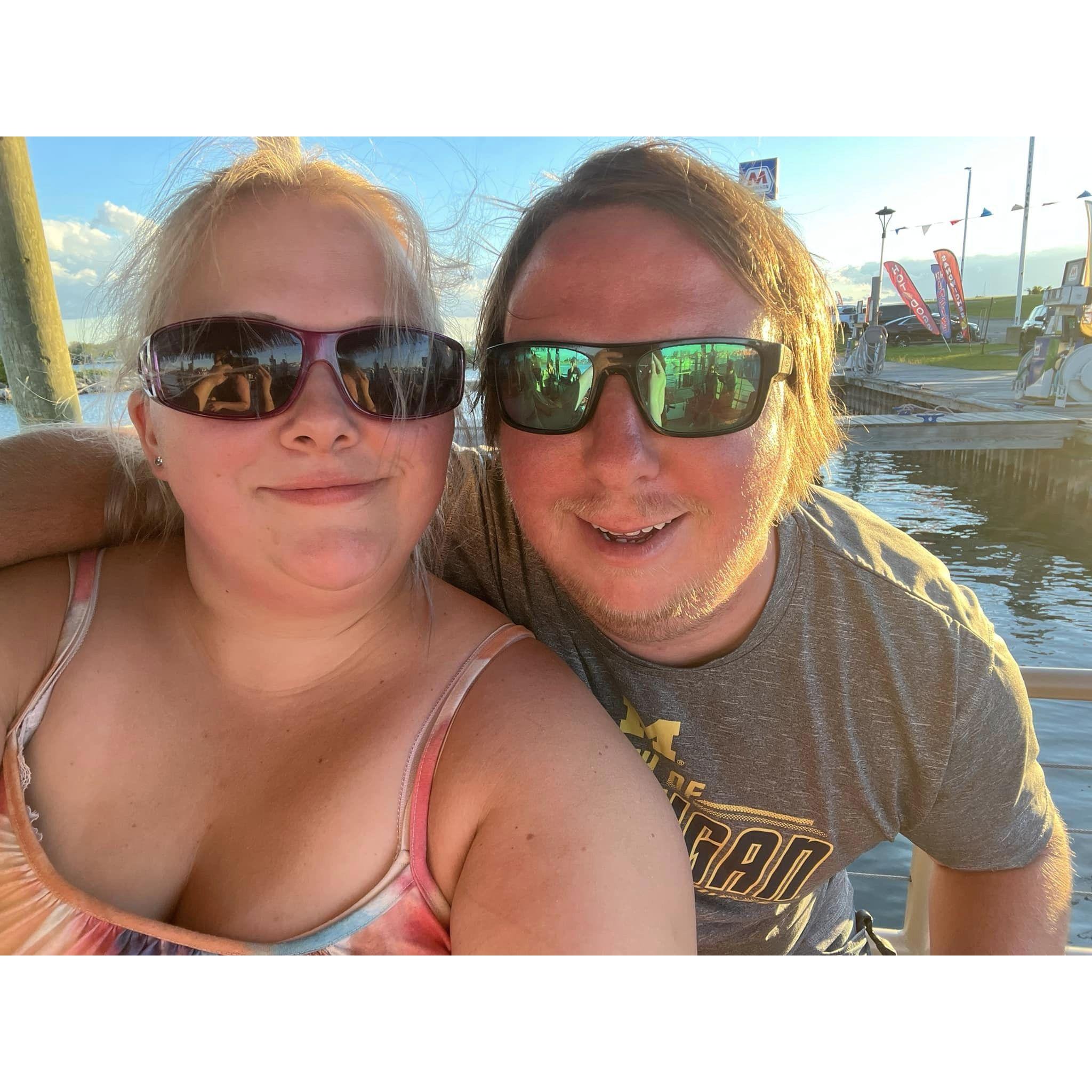 Our first time on a Tiki Boat