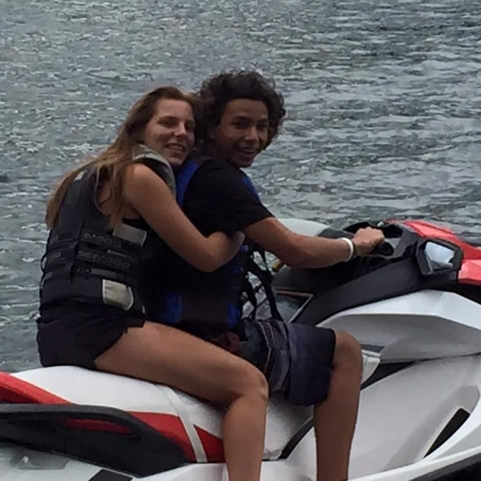 Jetski's in Maine. Brianna's first trip 2015
