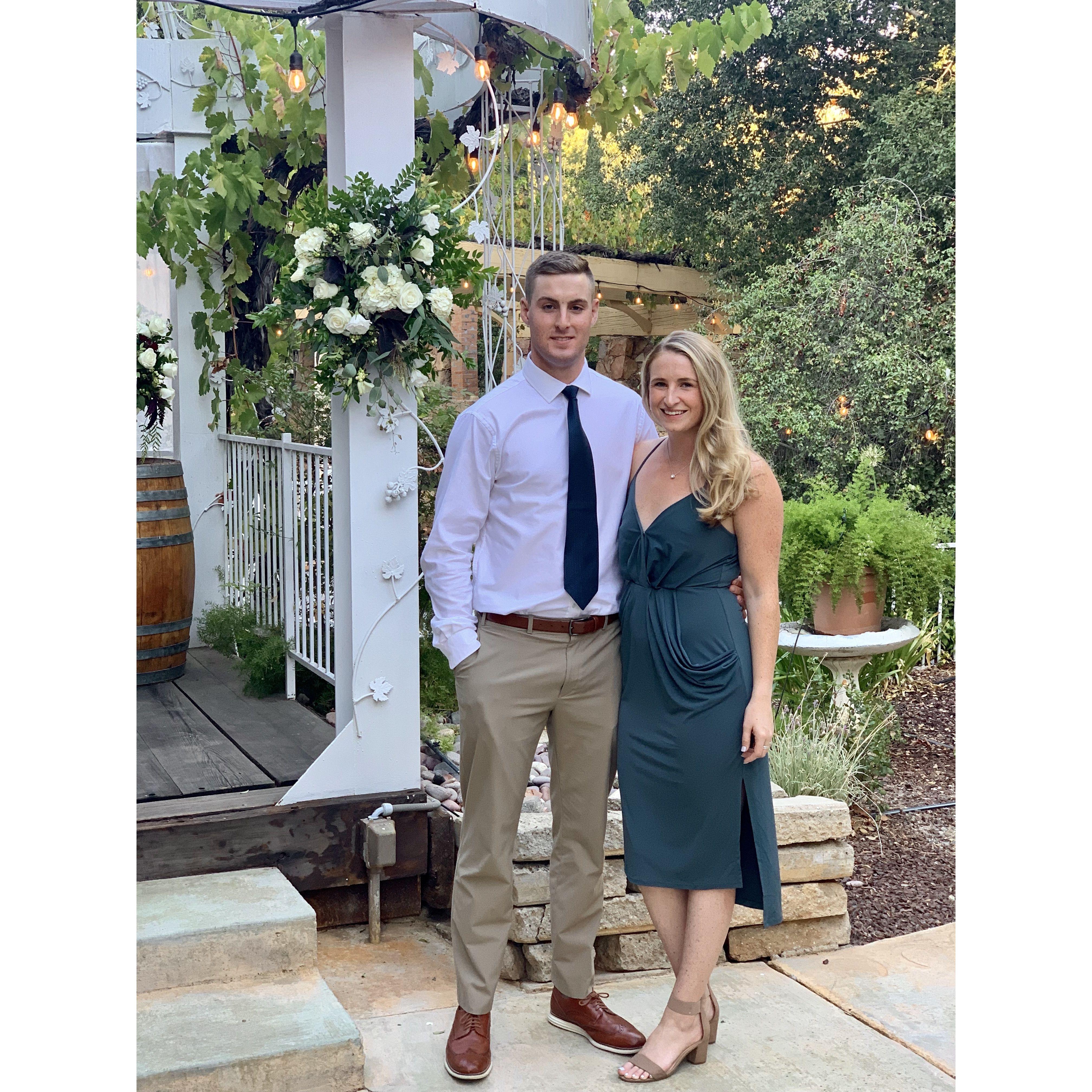 Trip to California in 2019 to celebrate Brady's cousin Emily's wedding.