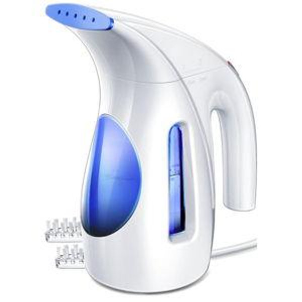 HiLIFE Steamer for Clothes, Portable Handheld Design, 240ml Big Capacity, 700W, Strong Penetrating Steam, Removes Wrinkle, for Home, Office(ONLY FOR 120V) (Ocean Blue)