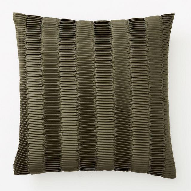 Vertical Pleated Tencel Pillow Cover