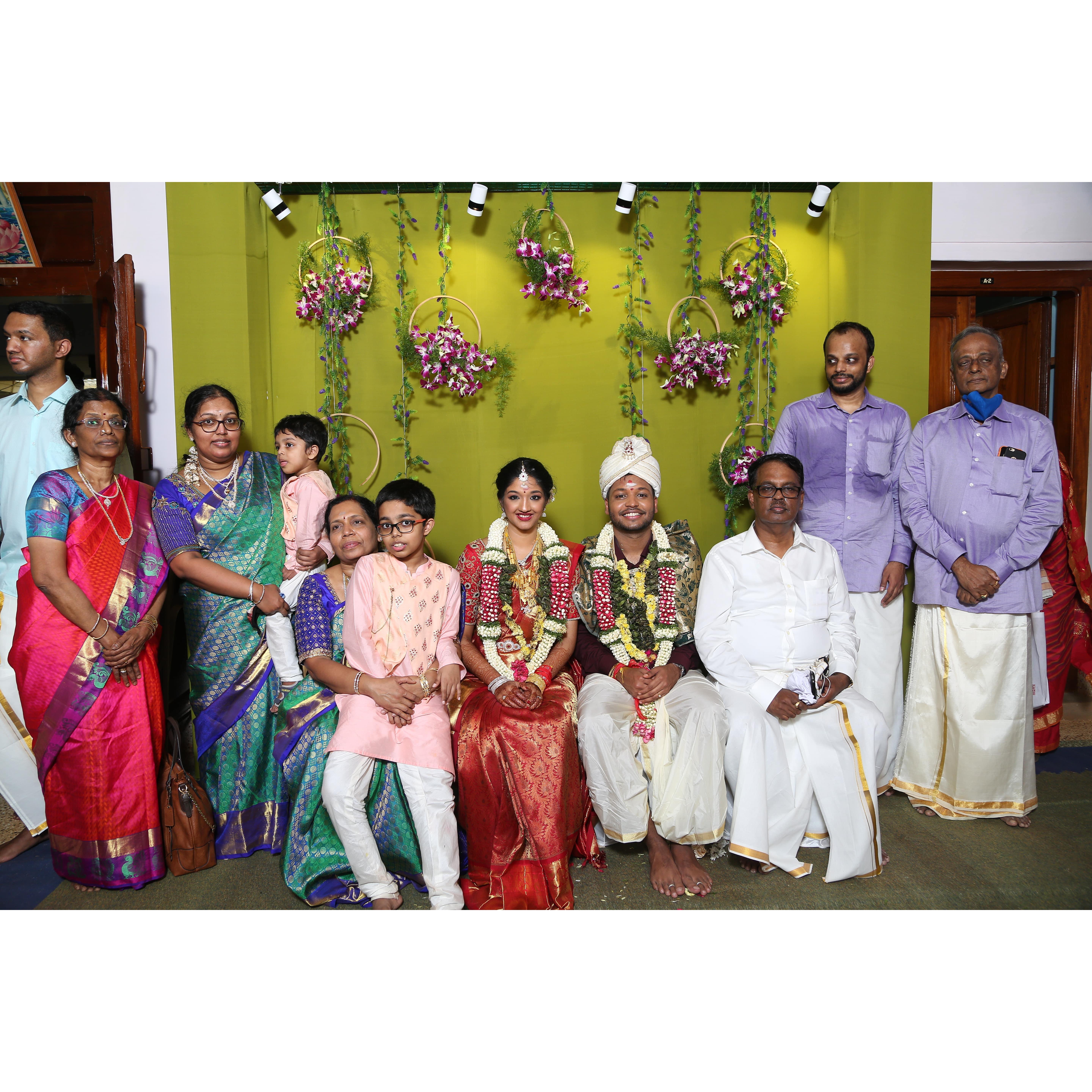 Groom's Sister's Family