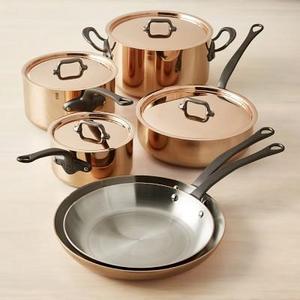 Mauviel M250C Copper 10-Piece Cookware Set