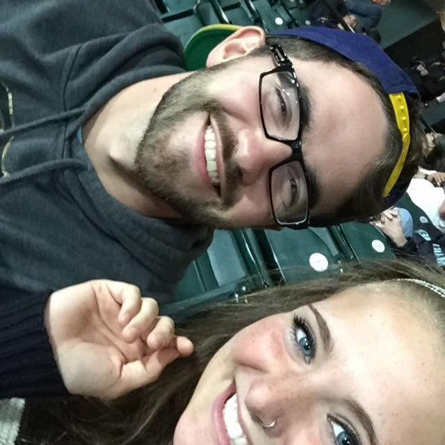 Our first mariners game, 2015