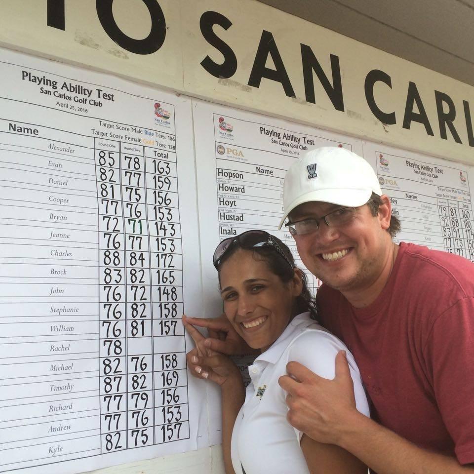 Steph passes her PAT to get her PGA status in 2016