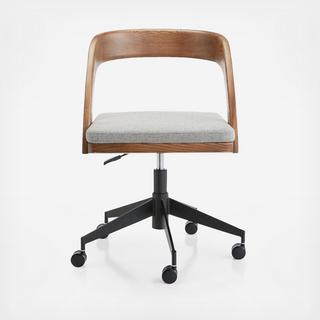 Clyne Wooden Office Chair