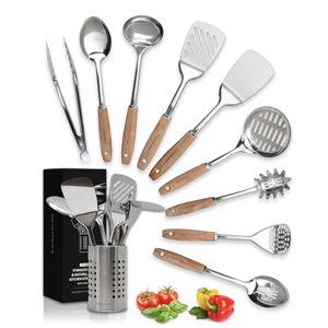 Home Hero 10 Pcs Stainless Steel Kitchen Utensils Set