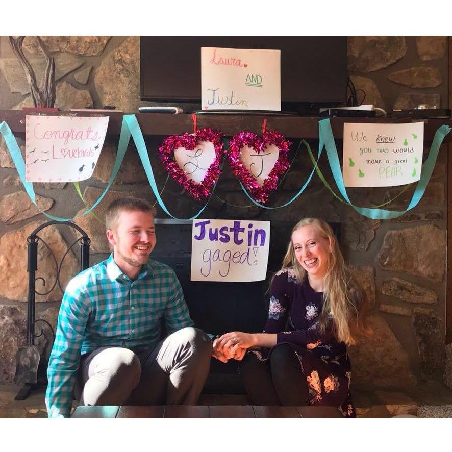 Our friends decorated the whole cabin while Justin and Laura were gone!
