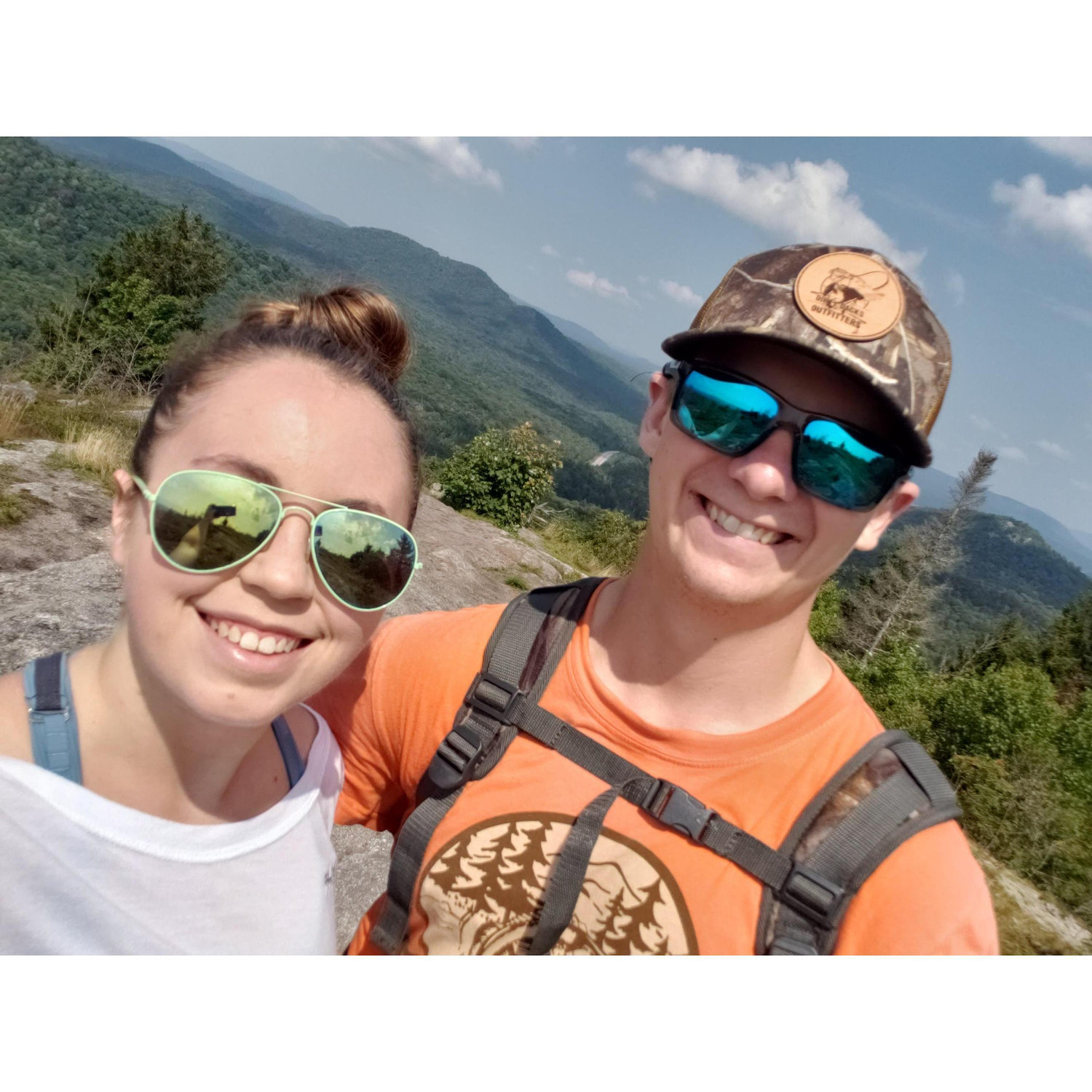 One of our many hikes, where we bond over nature and our mutual distaste for bad hikers