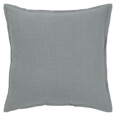 Gray Solid Throw Pillow (20"x20") - Rizzy Home
