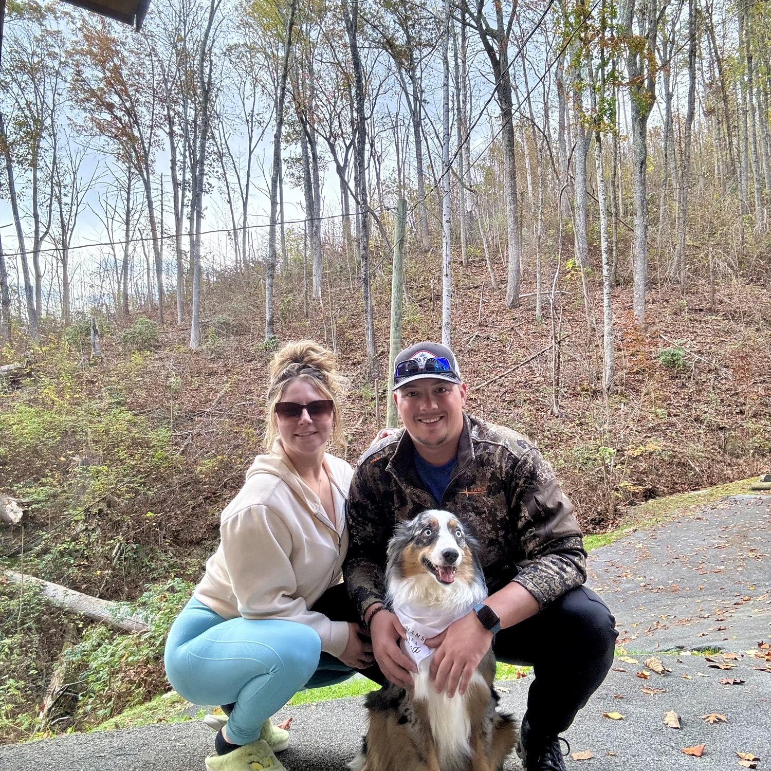 First family picture as an engaged couple... One of our favorites!