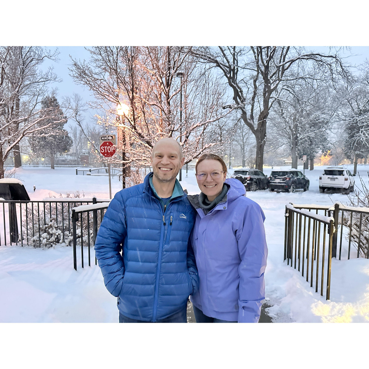 January 2025 and a pretty snowy day in Boulder CO