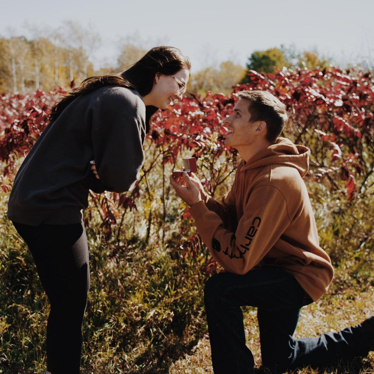 The day we got engaged!