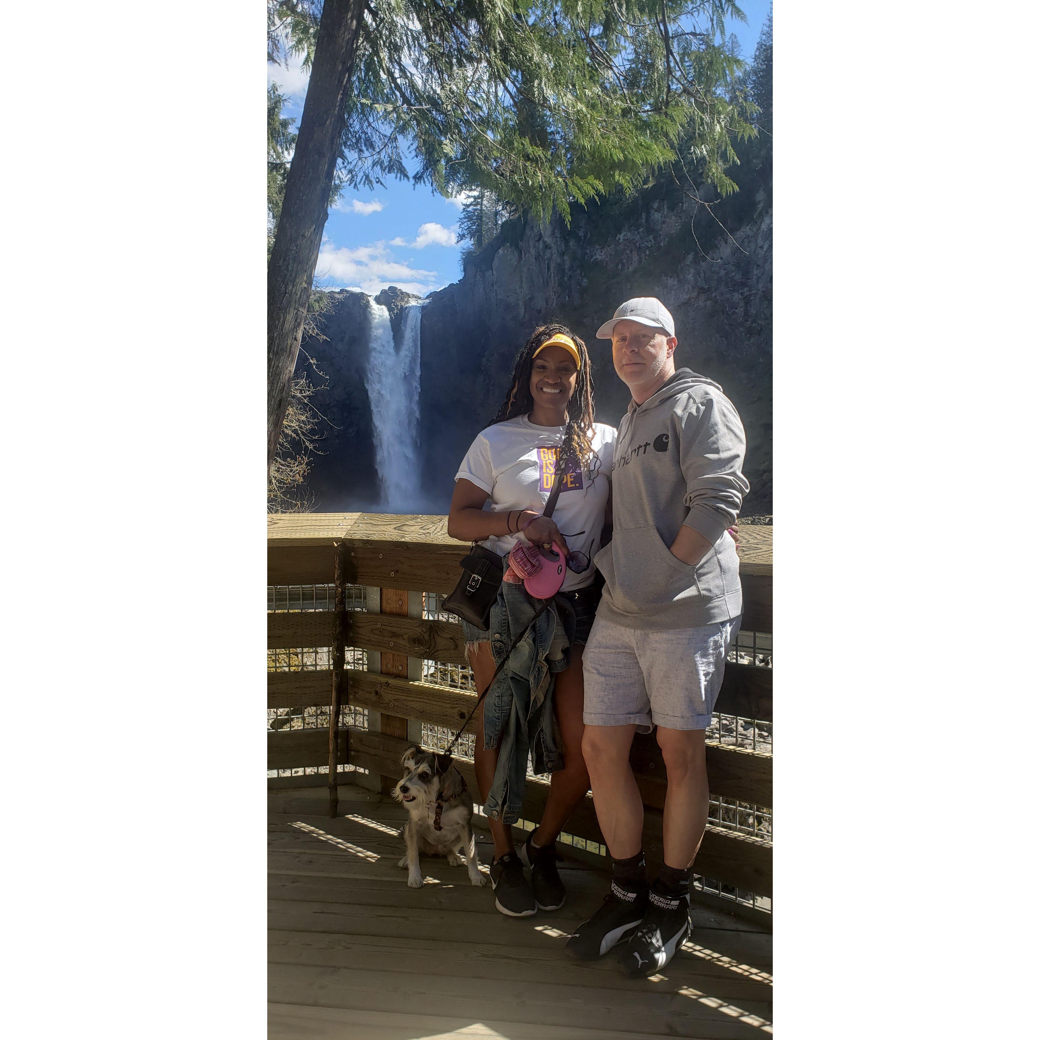 Snoqualmie Falls. April 2021.