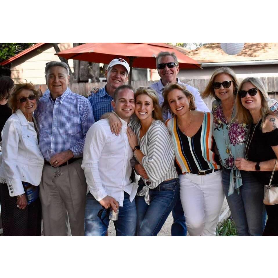 Our engagement party after the proposal. The best day of our lives thus far!