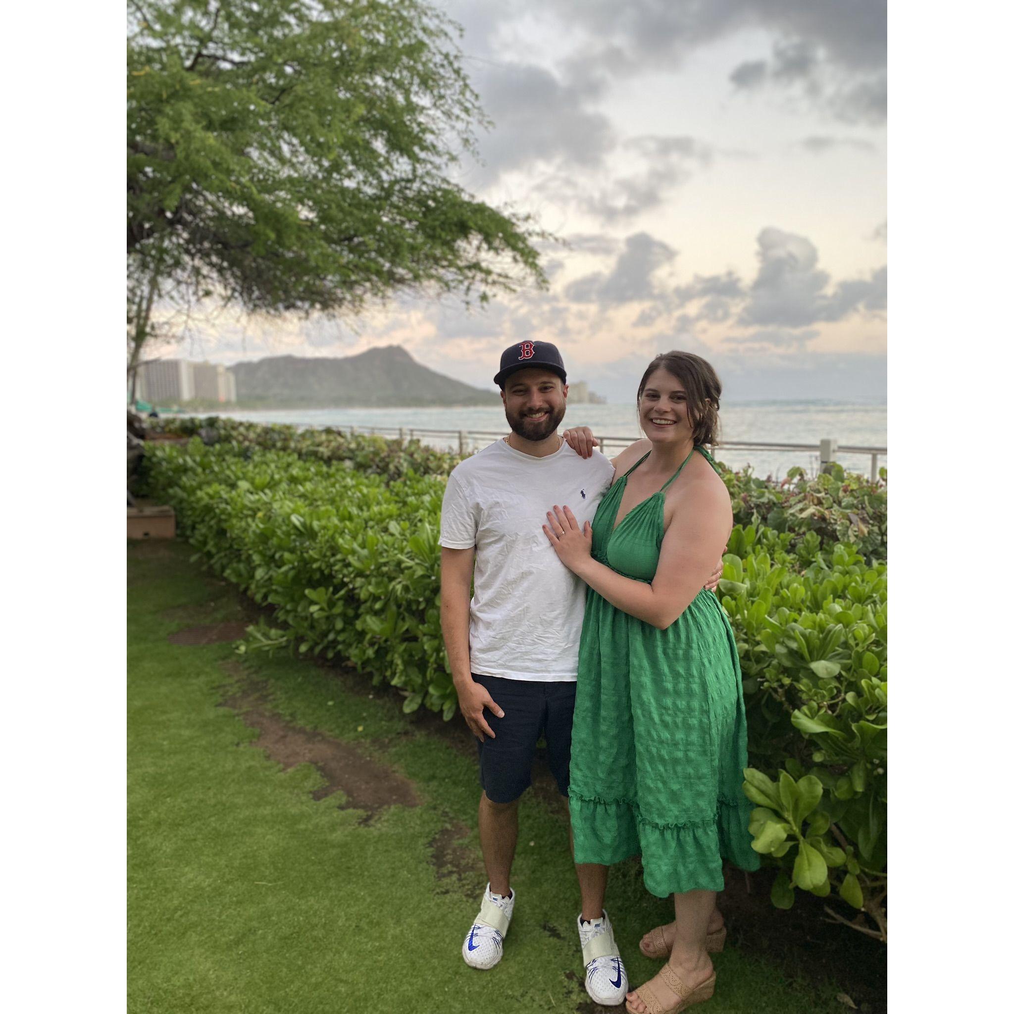 In Hawaii!