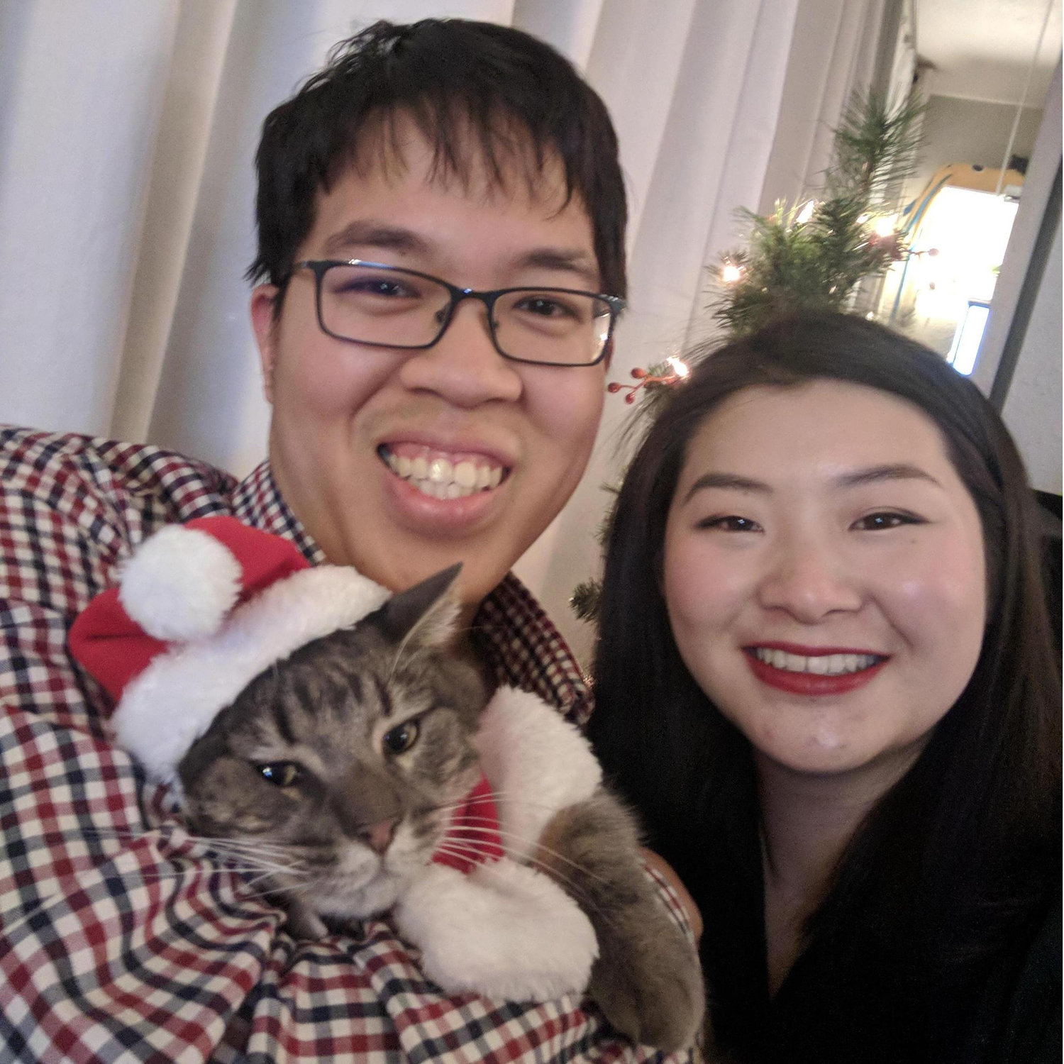 2017 we added Bonito to the family. He does not enjoy his costumes, but we do.