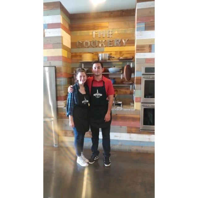 Our first cooking class.