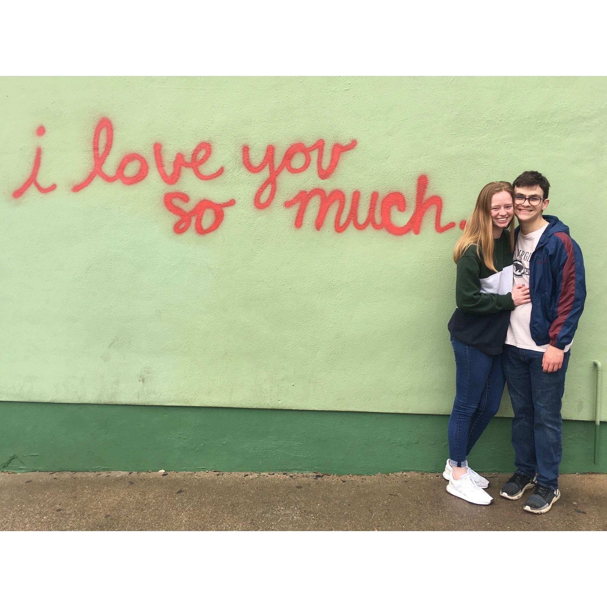 We took a trip down to Houston with some friends. While a lot has changed since then, this is still my favorite sweatshirt & this is still his favorite shirt. Oh, & we still love each other.